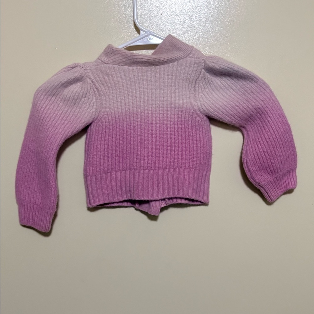 LoveShackFancy Pink Ombre Kids Sweater - Picture 2 of 7